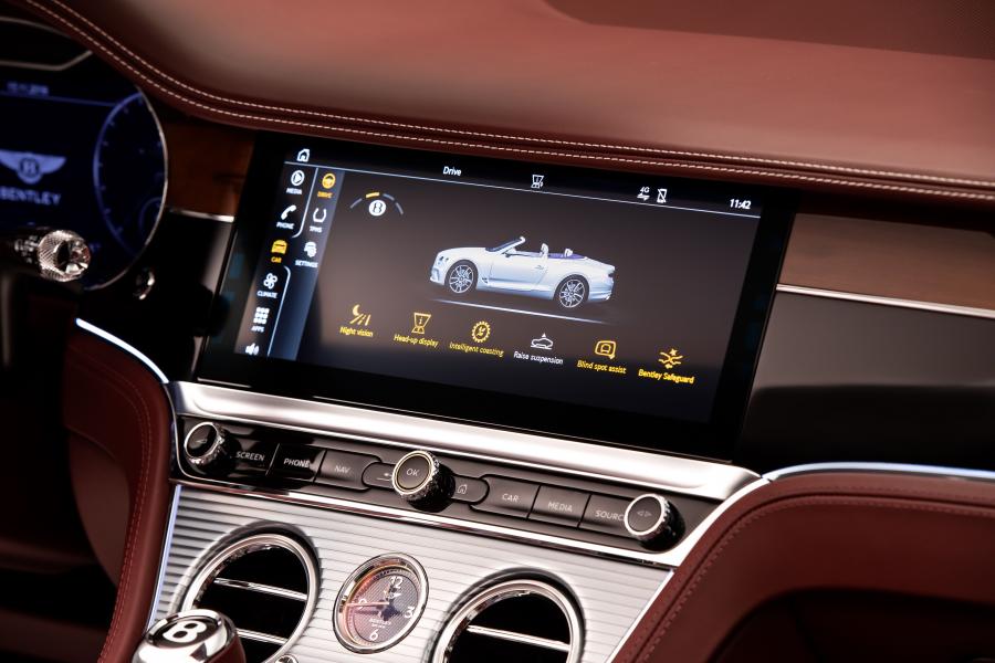 Детали интерьера Bentley Continental GT Convertible 2019 года  (WW) (фото 46 из 46)